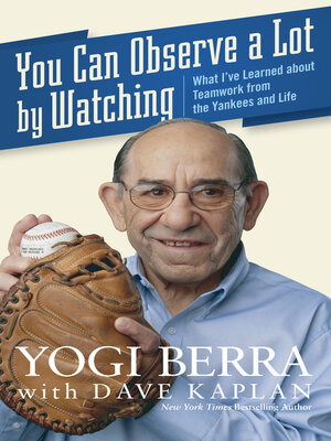 cover image of You Can Observe a Lot by Watching